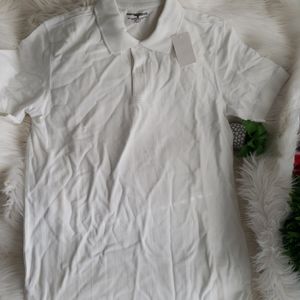 Foot Action White Polo Shirt